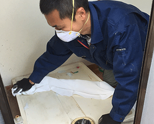 社長の小口が現場にて汗をかきます。のイメージ