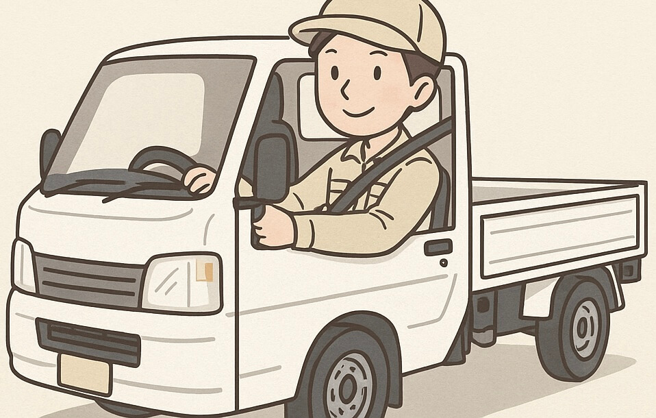 運転する穂坂