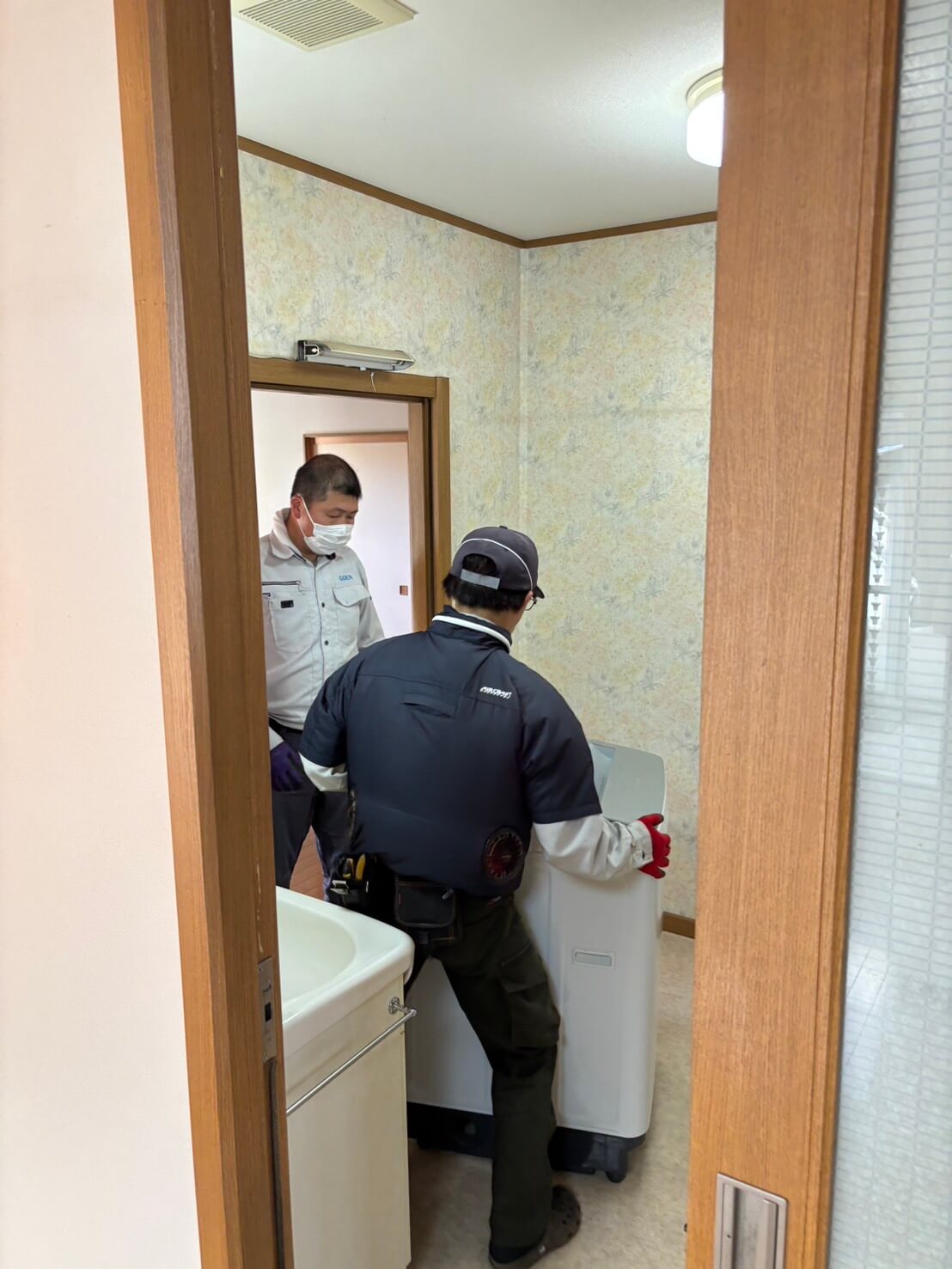 空調服着用の穂坂