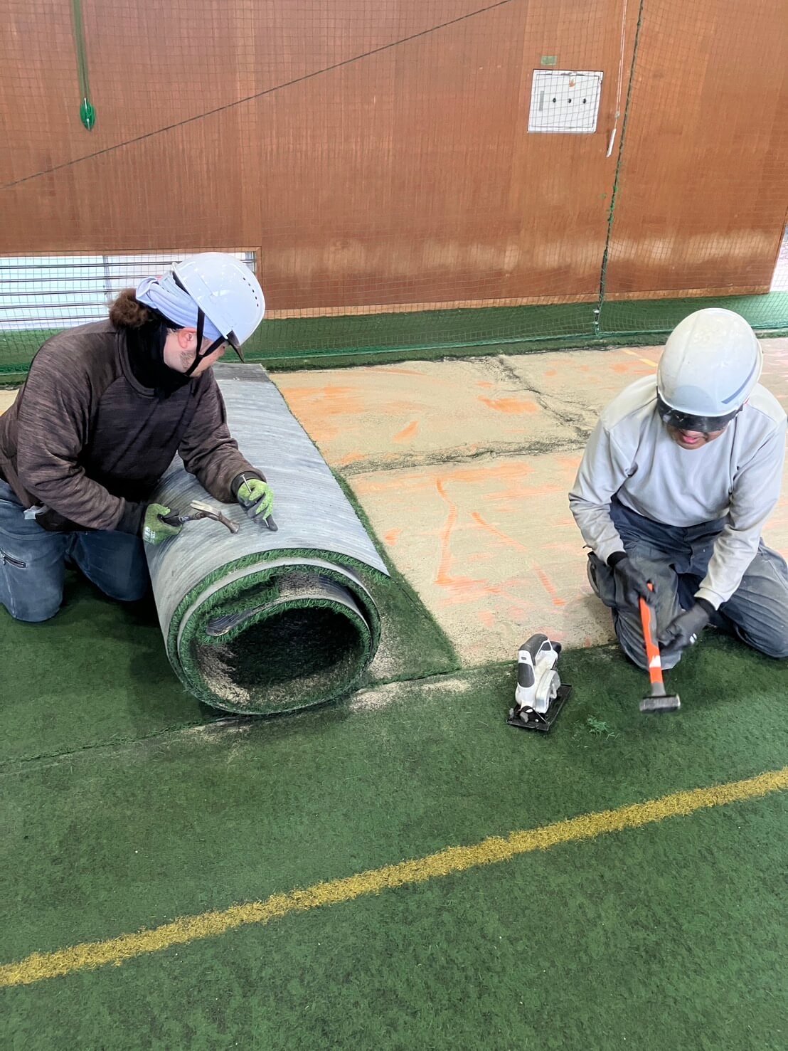 公共工事に挑むスタッフ