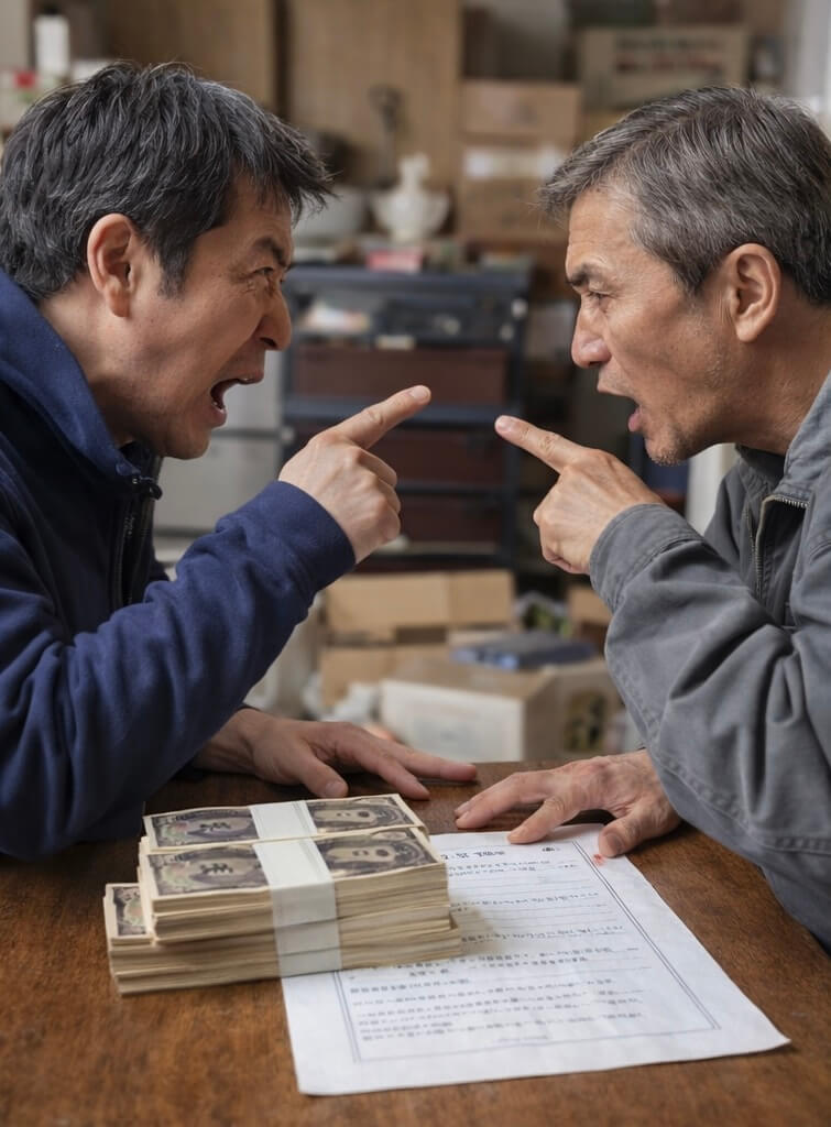 相続で揉める兄弟